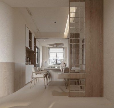 侘寂餐厅3D模型下载